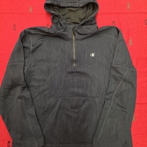 Champion Men's Gray Zip-Up Hoodie